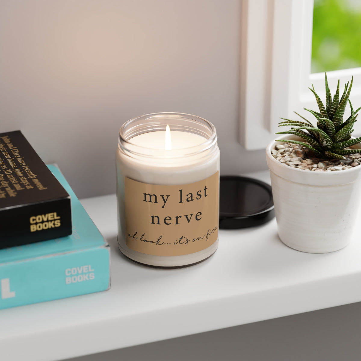 My Last Nerve Candle - White Sage + Lavender Soy Candle