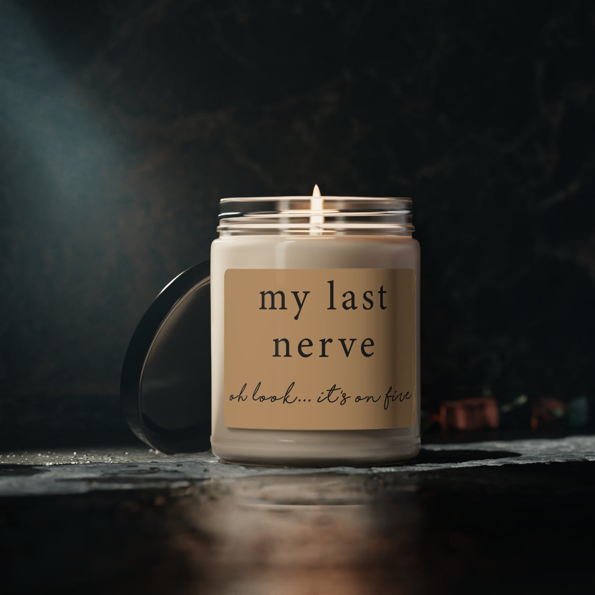 My Last Nerve Candle - White Sage + Lavender Soy Candle